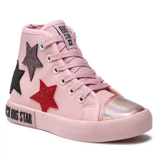 Buty dla dziewczynek - Sneakersy BIG STAR - II374030 Nude - grafika 1
