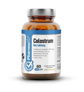 PHARMOVIT (suplementy diety) COLOSTRUM bez laktozy 60 kapsułek - Witaminy i minerały - miniaturka - grafika 1