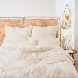 Blumtal pościel dziecięca 100x135cm bawełna - muślinowa pościel dziecięca 100x135 cm + poszewka na poduszkę 40x60 cm - beżowa pościel z certyfikatem OEKO-TEX - Pościel dla dzieci - miniaturka - grafika 1