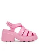 Sandały damskie - Melissa Sandały Melissa Megan Ad M 33835 Różowy - miniaturka - grafika 1
