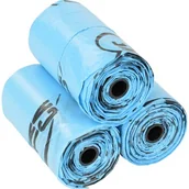 Woreczki na psie odchody - TAKE CARE Woreczki na odchody Niebieski 21x15 szt - miniaturka - grafika 1