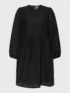 Sukienki i spódniczki dla dziewczynek - Pieces KIDS Sukienka codzienna Alfrida 17131887 Czarny Regular Fit - miniaturka - grafika 1