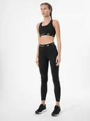 Legginsy - 4F, Legginsy treningowe szybkoschnące damskie, 4FSS23TFTIF077-20S, czarny, rozmiar M - miniaturka - grafika 1