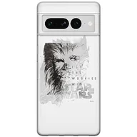 Etui i futerały do telefonów - Etui Chewbacca 004 Star Wars Nadruk pełny Biały Producent: Google, Model: PIXEL 7 PRO - miniaturka - grafika 1