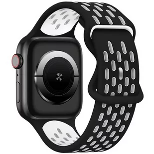 Pasek BELINE New Sport Silicone do Apple Watch 42/44/45/49mm Czarno-biały - Akcesoria do smartwatchy - miniaturka - grafika 2