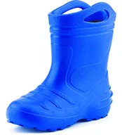 Buty dla dziewczynek - Ladeheid Kalosze dziecięce, lekkie jak piórko, z tworzywa EVA, kalosze termiczne z podszewką KL051, niebieski, 22 EU - miniaturka - grafika 1