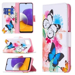 Pokrowiec König Design kompatybilny z Samsung Galaxy A22 5G z syntetycznej skóry - Etui na telefon biały - Etui i futerały do telefonów - miniaturka - grafika 1