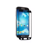 Folie ochronne do telefonów - Moshi iVisor XT - Przezroczysta folia ochronna Full Face Samsung Galaxy S4 (czarny) - miniaturka - grafika 1