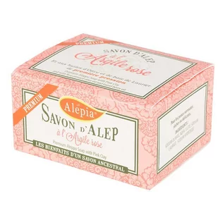 Alepia Premium, mydło peelingujące alep argile rose, 125 g - Peelingi do ciała - miniaturka - grafika 1