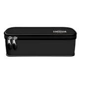 Piórniki - St. Majewski Piórnik saszetka z wewnętrzną klapką St.Black Vint - miniaturka - grafika 1