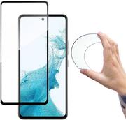 Szkła hartowane na telefon - Wozinsky Full Cover Flexi Nano folia szklana szkło hartowane z ramką Samsung Galaxy A53 5G przezroczysty - miniaturka - grafika 1