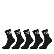 Skarpetki męskie - Zestaw 5 par wysokich skarpet unisex Quiksilver EQYAA04066 Czarny - miniaturka - grafika 1