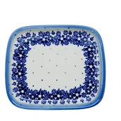 Dekoratorstwo - Ceramiczny półmisek prostokątny Ceramika Bolesławiec - miniaturka - grafika 1