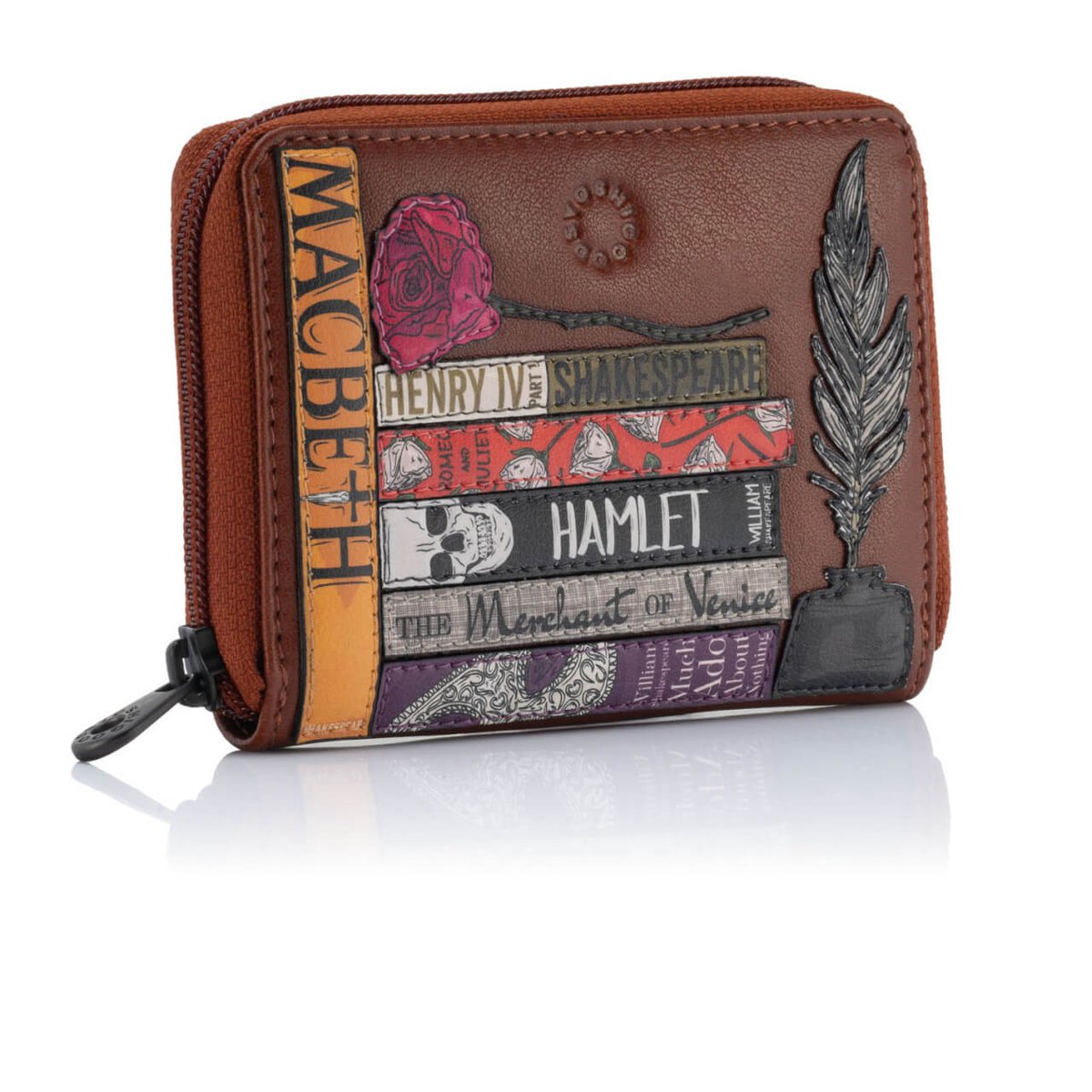 Portfelik damski skórzany Literatura Klasyczna Yoshi Y1256