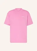 Koszulki męskie - Salomon T-Shirt pink - SALOMON - miniaturka - grafika 1