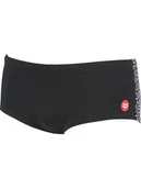 Kąpielówki męskie - Arena Dwustronne kąpielówki "Crazy Fries" w kolorze czarnym - miniaturka - grafika 1