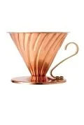 Hario Hario metalowy Drip V60-02 miedziany-złoty - Zaparzacze i kawiarki - miniaturka - grafika 2