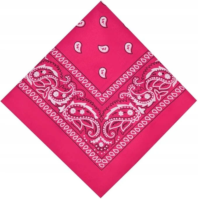 BANDANA OPASKA CHUSTA NA GŁOWĘ WŁOSY TWARZ PIRACKA RAP HIP-HOP RÓŻNE KOLORY