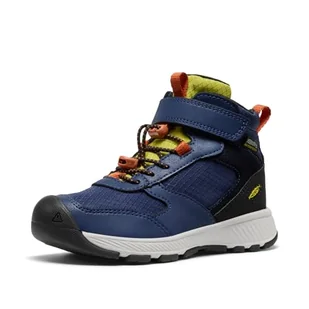 KEEN Unisex dziecięce Skua Mid wodoodporne buty turystyczne, Akademia Marynarki Wojennej Rogue Green, 36 EU - Buty dla chłopców - miniaturka - grafika 1