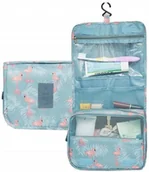 Kosmetyczki, organizery i kuferki - Wiszący Organizer Kosmetyczka na haczyk rozkładana duża torebka podróżna - miniaturka - grafika 1