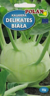 Kalarepa Delikates Biała 2 g POLAN - Nasiona i cebule - miniaturka - grafika 1