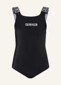Stroje kąpielowe - Calvin Klein Kostium Kąpielowy schwarz - miniaturka - grafika 1