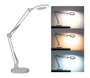 Brilagi - LED Ściemnialna lampa stołowa ze szkłem powiększającym LED/12W/5V 3000/4200/6000K biała - Lampy stojące - miniaturka - grafika 1