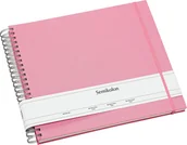 Albumy fotograficzne - Album na zdjęcia Uni Maxi Mucho różowy z białymi kartami - miniaturka - grafika 1