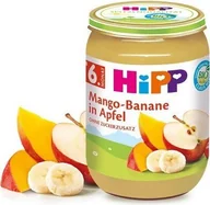 Desery dla dzieci - Hipp Jabłka z mango i bananem od 6. miesiąca 190 g Bio - miniaturka - grafika 1
