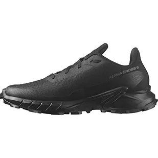 Salomon Męskie buty trekkingowe Alphacross 5, Black Ebony, 49 1/3 EU - Buty trekkingowe męskie - miniaturka - grafika 1