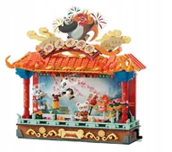 Klocki - KLOCKI KUNG FU PANDA PANTASY OŚWIETLONY TEATR 86514 PREZENT ZABAWA - miniaturka - grafika 1