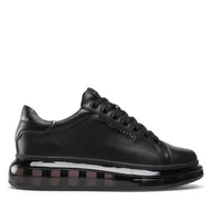 Sneakersy męskie - Sneakersy KARL LAGERFELD KL52625 Czarny - miniaturka - grafika 1
