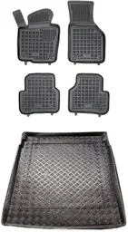 Zestaw dywaniki i mata plastikowa do Volkswagen Passat CC 2008-2016 - Dywaniki samochodowe - miniaturka - grafika 1