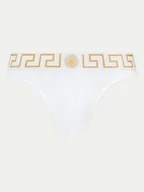 Majtki męskie - Versace Stringi AU100022 1A10011 Biały - miniaturka - grafika 1