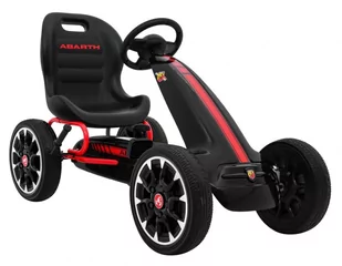 Gokart ABARTH Czarny - Jeździki dla dzieci - miniaturka - grafika 1