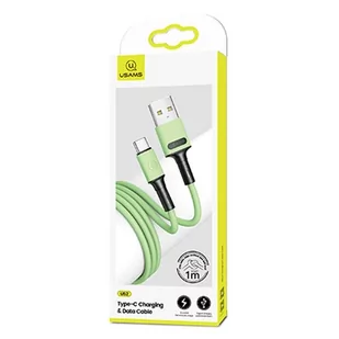 USAMS Kabel Usb-c Fast Charge 1M Zielony - Kable USB - miniaturka - grafika 2
