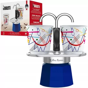 Bialetti Kawiarka Mini Express Arte Kandinsky SET MINI EXPRESS KANDINSKY - Zaparzacze i kawiarki - miniaturka - grafika 1