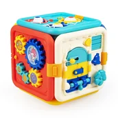 Zabawki kreatywne - Dumel Discovery, Kostka 6 ścian Aktywnej Zabawy, zabawka sensoryczna - miniaturka - grafika 1