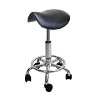 Krzesła i taborety kosmetyczne - CHIN II Taboret fryzjerski Rodzaj obicia: Skaj Basic, Rodzaj podstawy: 5N - miniaturka - grafika 1