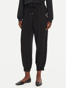 Liu Jo Sport Spodnie materiałowe TA5138 TS923 Czarny Regular Fit - Spodnie damskie - miniaturka - grafika 1