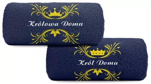 pat15.net Komplet małych ręczników 50x100 haft Król i Królowa domu 1037 - Ręczniki - miniaturka - grafika 1