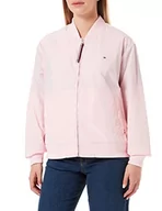 Kurtki damskie - Tommy Hilfiger Damska kurtka bomberka sportowa, Pastelowy róż, S - miniaturka - grafika 1