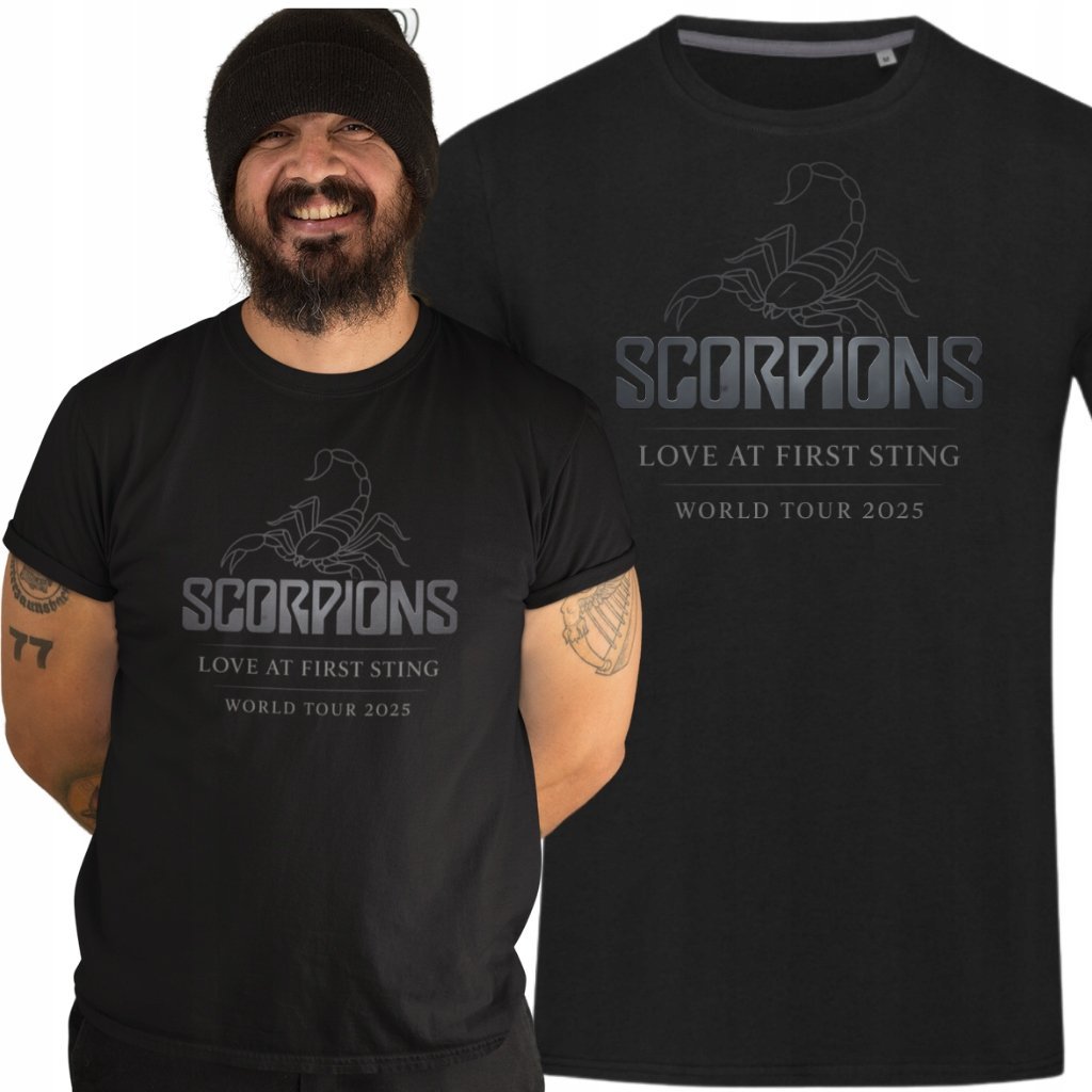 Koszulka męska Scorpions Love at First Sting - World Tour 2025 na koncert