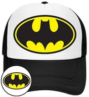 Czapki i chusty sportowe męskie - Czapka z Daszkiem Batman Czarna z Nadrukiem Na Lato Siatka Bejsbolówka - miniaturka - grafika 1