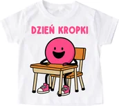 Koszulki dla dziewczynek - Koszulka na Dzień Kropki dla DZIEWCZYNKI - miniaturka - grafika 1