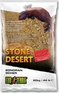 Exo Terra Podłoże Exo Terra Stone Desert, pustynia ochra, 20kg - Podłoże do terrarium - miniaturka - grafika 1