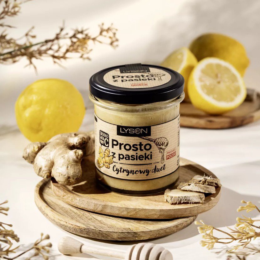Łysoń Prosto z pasieki Cytrynowy duet 370g