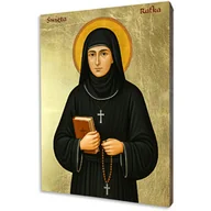 Ikony i obrazy sakralne - Ikona Święta Rafka duchowa przewodniczka z Libanu - miniaturka - grafika 1