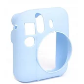 Paski, szelki, uprzęże foto - Futerał Etui Pokrowiec Case Do Fujifilm Fuji Instax Mini 12 / Silikonowy / Niebieski - miniaturka - grafika 1