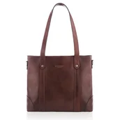 Plecaki - Klasyczna Torebka Damska Shopperka Do Ręki I Na Ramię Paolo Peruzzi T-41-Lb - miniaturka - grafika 1